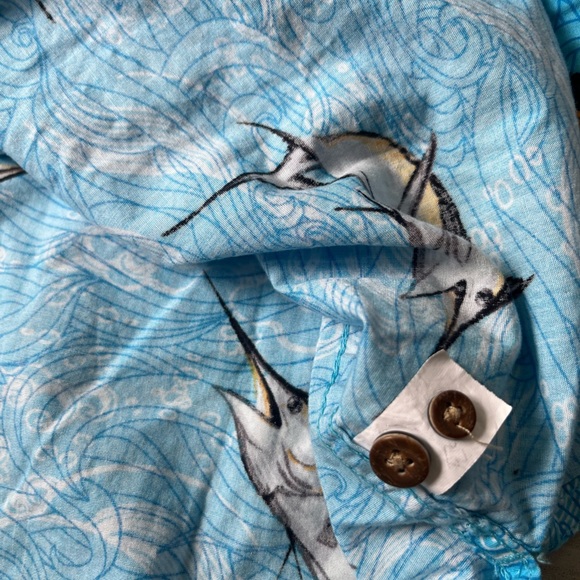 Saddlebred XXL Marlin Print Shirt Beach Summer - Picture 6 of 9